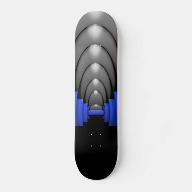 Police Thin Blue Line Skateboard (Vorderseite)