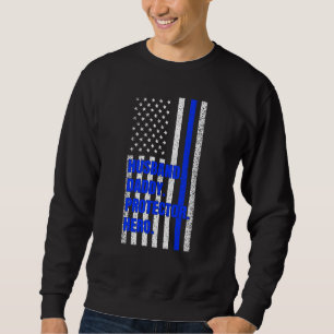 Police Vater Husband Daddy Protector Hero Fathers  Sweatshirt