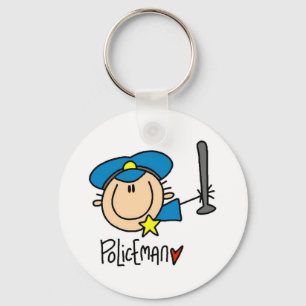 Policeman Occupation Schlüsselanhänger