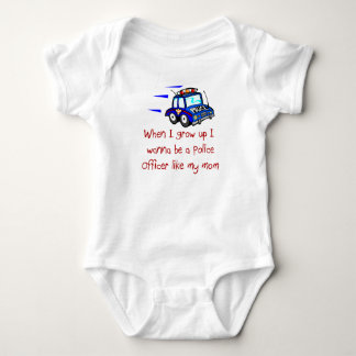 Policer Offizier mögen meinen Mama-Baby-T - Shirt