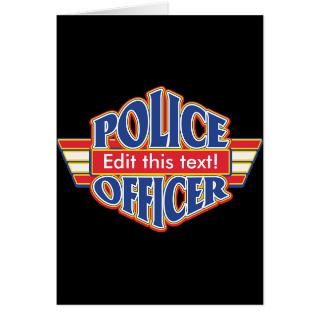Policier fait sur commande (Devant)