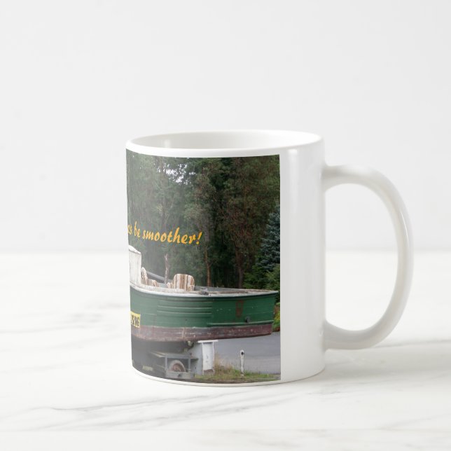 Polierer kreuzt lustige Tasse (Rechts)