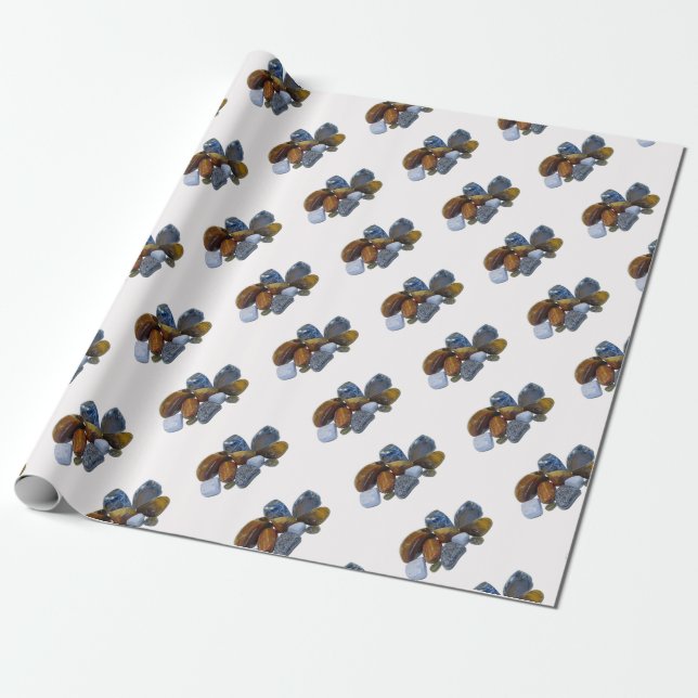 Polierte Felsen Geschenkpapier (Ungerollt)