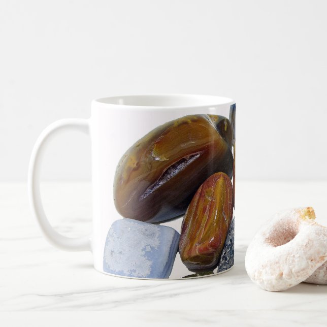 Polierte Felsen Kaffeetasse (Mit Donut)