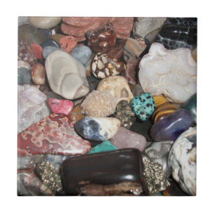 Polierte Rocks Tile Fliese