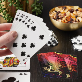 polierter Ton und Formen aus versteinertem Gestein Spielkarten