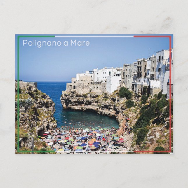 Polignano a Mare - Italien Postkarte (Vorderseite)
