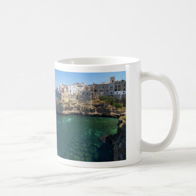 Polignano eine Stuten-Tasse Kaffeetasse (Rechts)