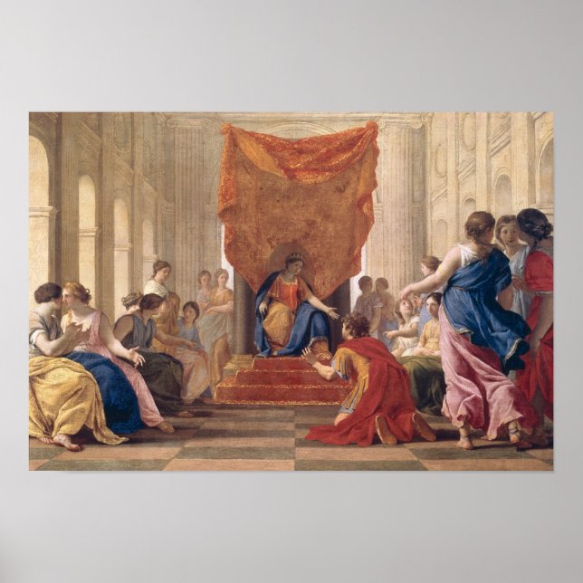Poliphilus Kneeling vor Königin Eleuterylida Poster (Vorne)