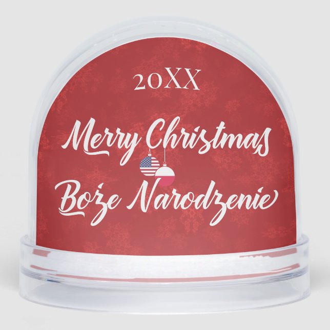 Polish American Merry Christmas Boże Narodzenie (Avant)