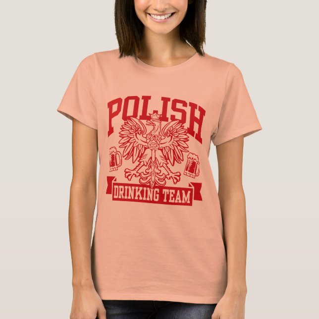 Polish Drinking Team T-Shirt (Vorderseite)