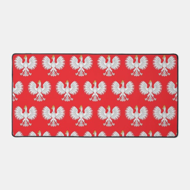Polish Eagle Schreibtischunterlage (Vorderseite)