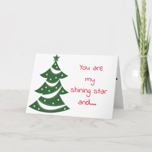 **POLISHER IHRES SCHINNENSTAR** CHRISTMAS-LIEBE KARTE
