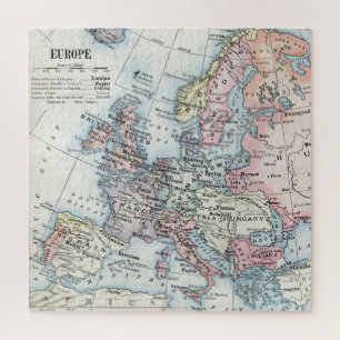 Political Map of Europe 1916