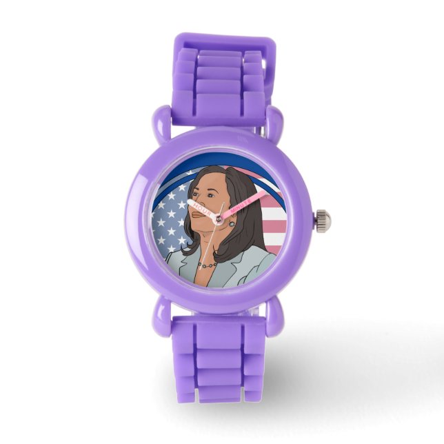 Politics Kamala Harris Armbanduhr (Vorderseite)