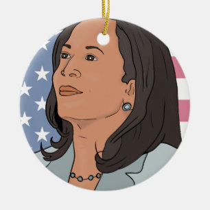 Politics Kamala Harris Keramik Ornament