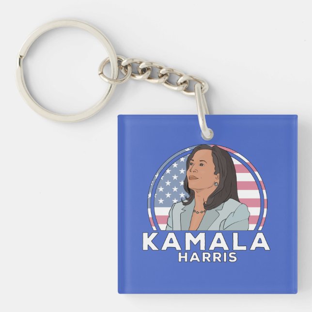 Politics Kamala Harris Schlüsselanhänger (Vorderseite)