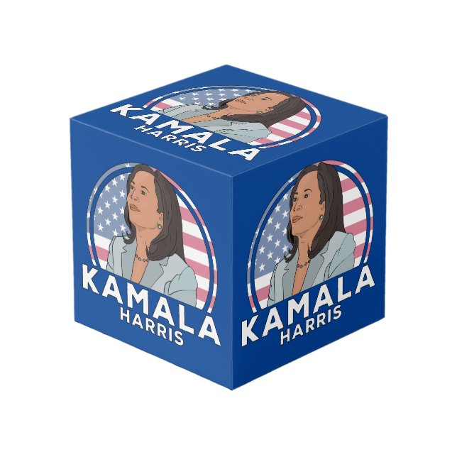 Politics Kamala Harris Würfel (Vorderseite Schrägansicht)