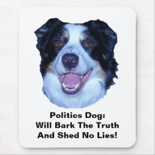 Politik Border Collie Bellt Die Wahrheit Mauspad