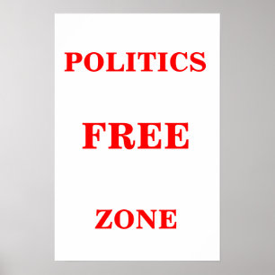 Politik-Freihafengebiet-Plakat Poster