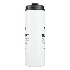 Politik ist kein Team Sport Thermosbecher