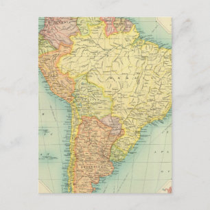 Politik Südamerikas Postkarte