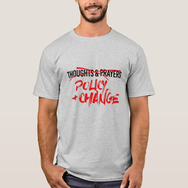 Politik und Wandel jetzt T-Shirt (Vorderseite)