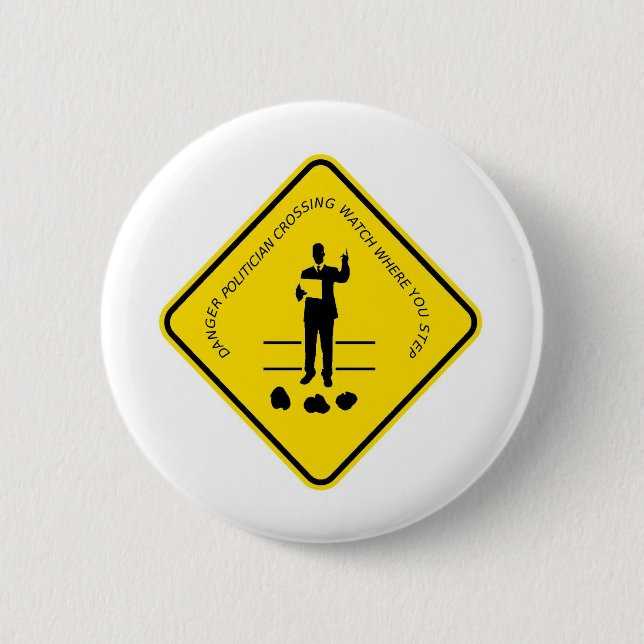 Politiker, der copy.GIF kreuzt Button (Vorderseite)