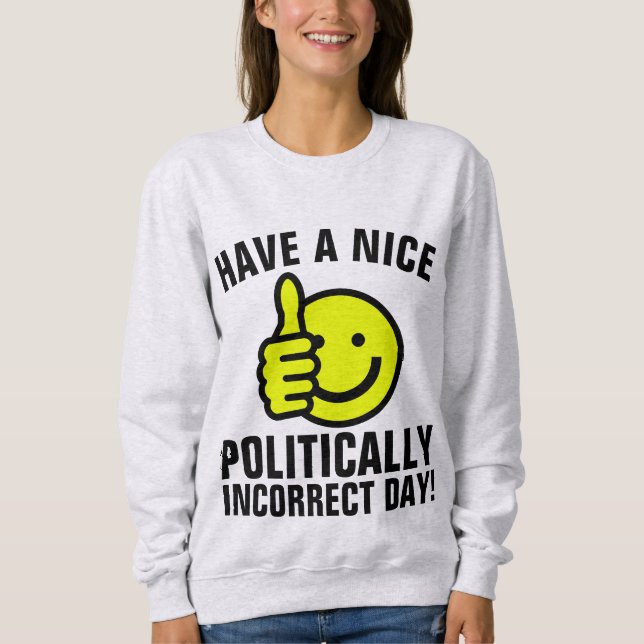 POLITISCH UNRICHTIGE, KONSERVATIVE T - Shirt (Vorderseite)
