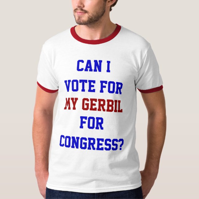 Politische Abstimmung über den deutschen Kongress T-Shirt (Vorderseite)