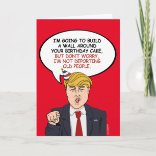 Politische Begrüßung am Geburtstag Karte