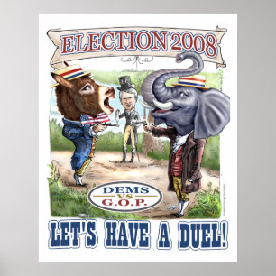 Politische Dualwahl 2008 Poster