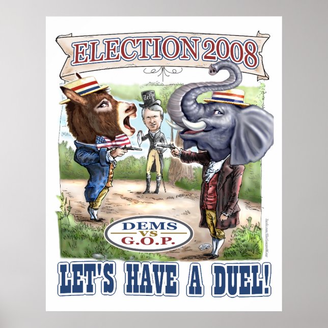 Politische Dualwahl 2008 Poster (Vorne)