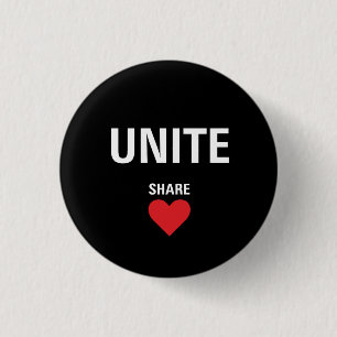 Politische Einheit der Demokratie Button