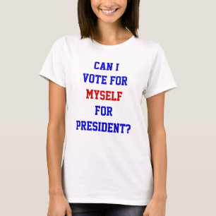 Politische Funny Votum für meinen Präsidenten Zita T-Shirt