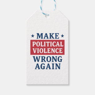 Politische Gewalt wieder falsch machen Geschenkanhänger
