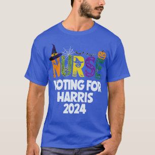 Politische Halloween Gruselige Krankenschwester Wä T-Shirt