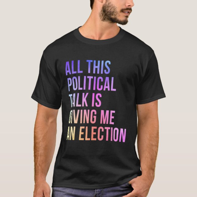 Politische Kampagne parteiübergreifende Wahlen T-Shirt (Vorderseite)