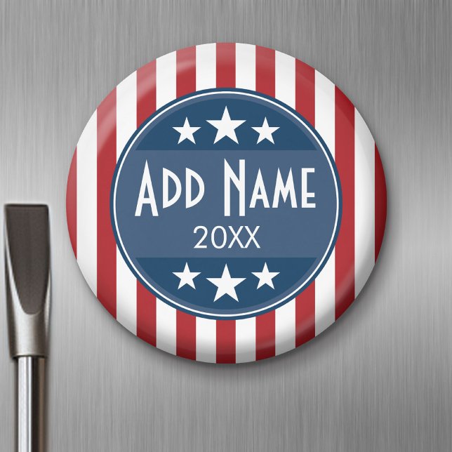 Politische Kampagne - Patriotische US Flagge Magnet (Custom Magnet)