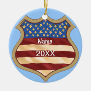 Politische Kampagne Schild  Keramik Ornament