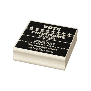 Politische Kampagnen-Briefmarke Gummistempel