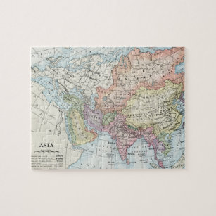 Politische Karte Asiens (1916)