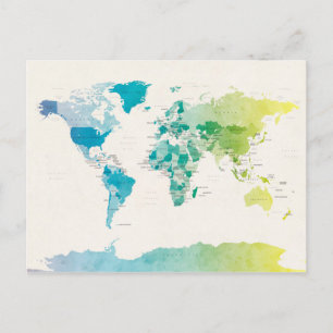 Politische Karte der Welt
