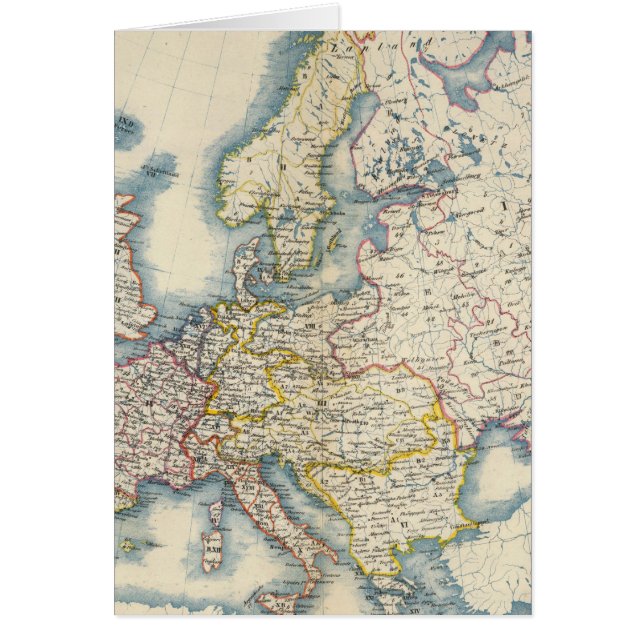 Politische Karte Europas (Vorne)