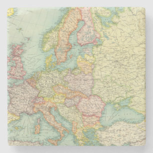 Politische Karte Europas Steinuntersetzer