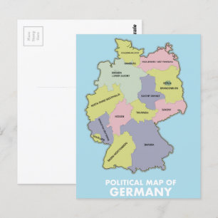 Politische Karte von Deutschland