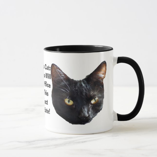 Politische Katzenkatze ohne Ratten wird im Amt sei Tasse (Rechts)