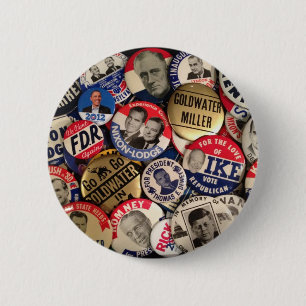 Politische Knöpfe Button