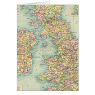 Politische Landkarte der Britischen Inseln