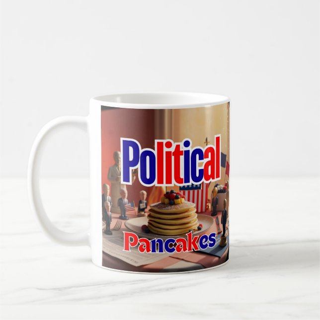 Politische Pancakes Tasse (Links)